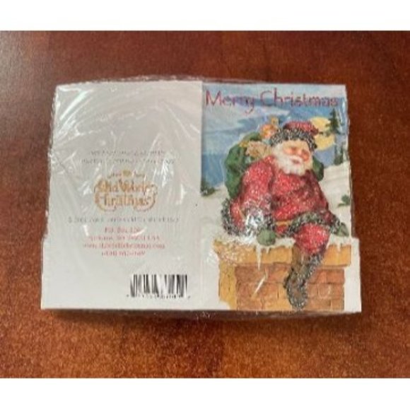 Retired 'Merry Christmas' Old World Christmas Cards - Picture 1 of 3